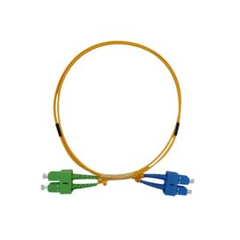Sc optique duplex de corde de correction de fibre/APC-SC/actions SM G652D 2.0mm LSZH 1M3M/5M d'UPC