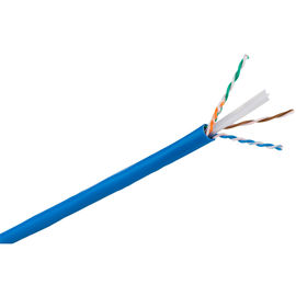 Connecteur 0.58mm de twisted pair du câble 23AWG de réseau de la fréquence 1-250MHz UTP