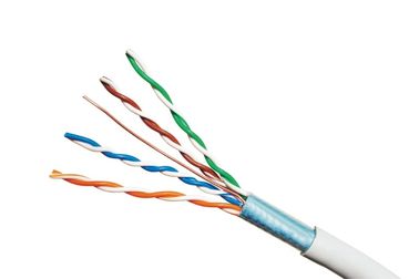 Câble de réseau de PVC de ftp Cat5e de haute performance avec le passage de flet écologique