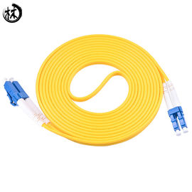 matériel adapté aux besoins du client optique de la longueur PVC/LSZH de câble d'interface de fibre de 2M LC/UPC-LC/UPC