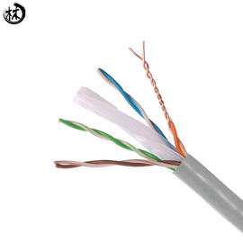 Vestes de double de câble de réseau de PVC de ftp de Cat5e imperméables avec le cuivre nu solide