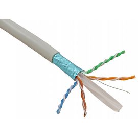 le câble 305m 24AWG de réseau de PVC de ftp Cat5e de 1000FT découvrent la couleur facultative de cuivre