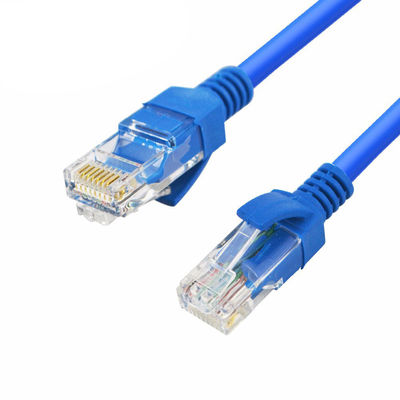 Câble bleu de corde de correction de T568B T568B CCA Utp Rj45 0.5m