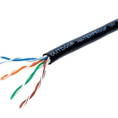 Quatre paires des données Cat5e Utp de conducteur de câble Ethernet à grande vitesse 0.45mm-0.51mm