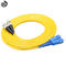 Corde de correction de Sc de SM Dx Fc de la longévité UPC, câble Ethernet optique de fibre 3 mètres