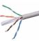 250MHz découvrent le câble Ethernet de cuivre d'UTP, le petit pain 23AWG du chat 6 305M de câble d'UTP