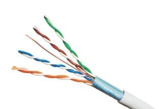 Câble Ethernet imperméable de ftp de SFTP CCA 1000 pi 4 paires pour le système de câblage