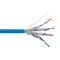 câble de réseau de 500MHz S/FTP CAT6 4P + veste externe de LDPE de twisted pair de F