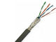 Longueur multicolore 0.5m/1m/2m/3m/5m d'isolation de HDPE de câble de réseau de PVC de SSTP protégée par CAT7